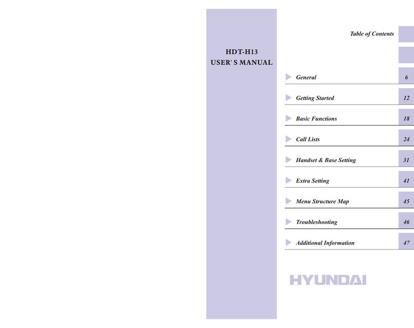 Hyundai HDT-H13 user manual
