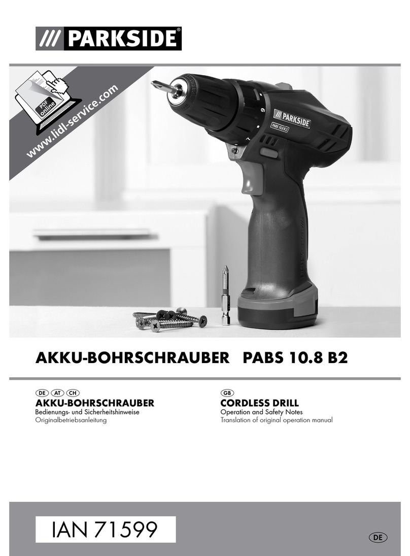Parkside PABS 10.8 B2 User manual