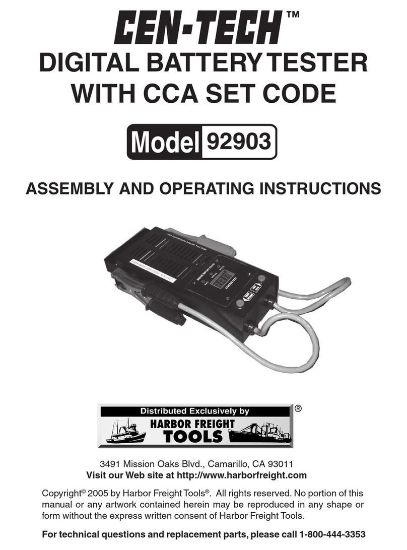 Centech 92903 Assembly and operating instructions