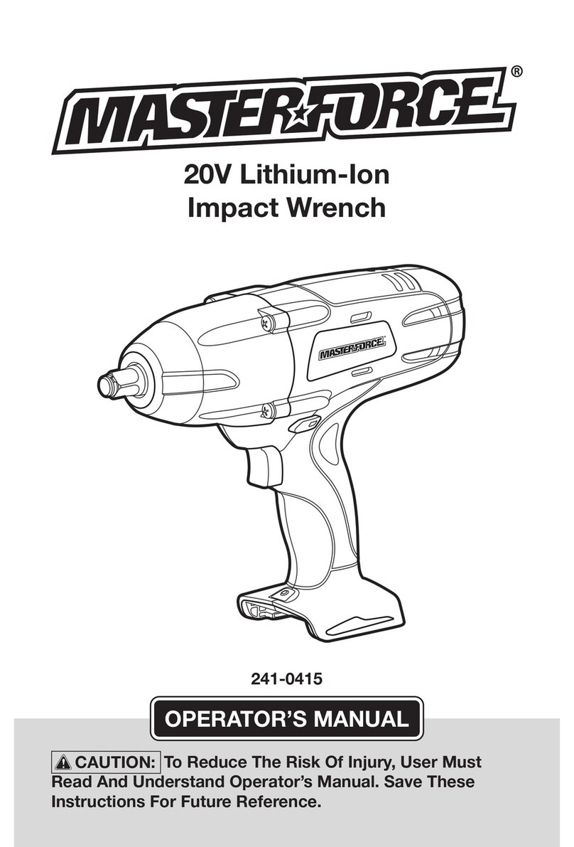 MasterForce 241-0415 User manual