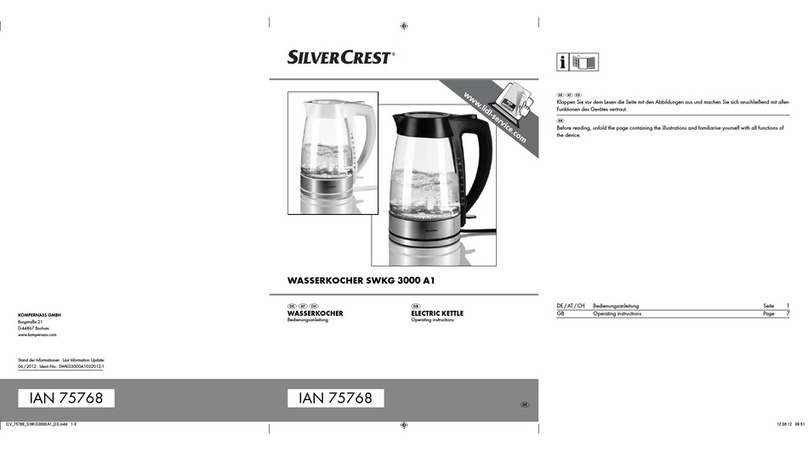 Silvercrest SWKG 3000 A1 User manual