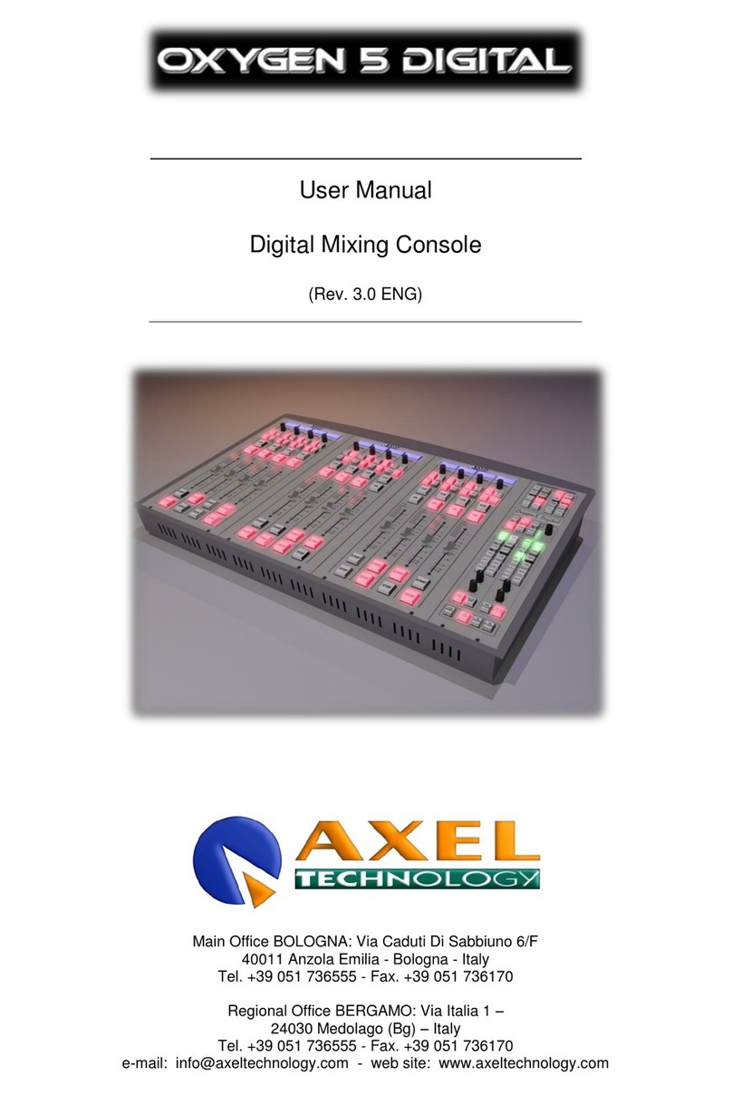 Axel Oxygen 5 user manual