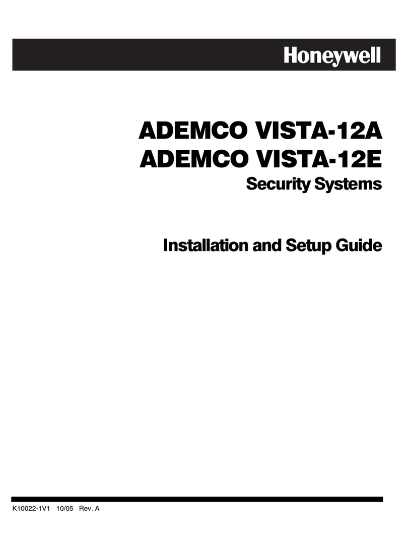 Honeywell ADEMCO VISTA-12A Assembly instructions