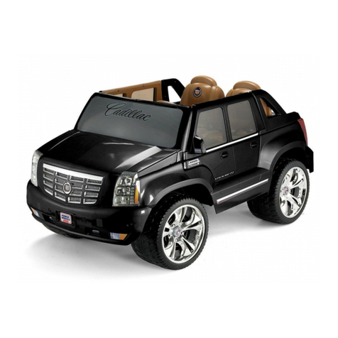 Power Wheels CADILLAC ESCALADE CUSTOM EDITION N8417 owner's manual