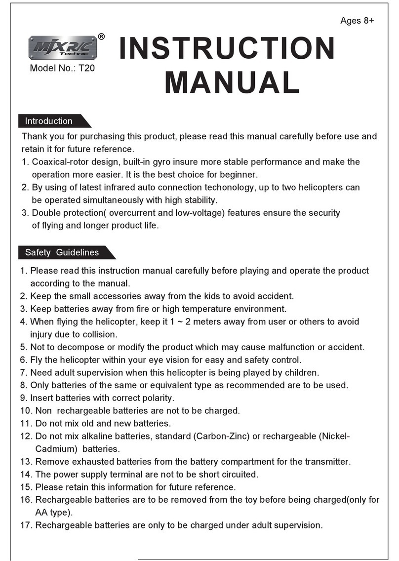 MJX R/C T20 User manual