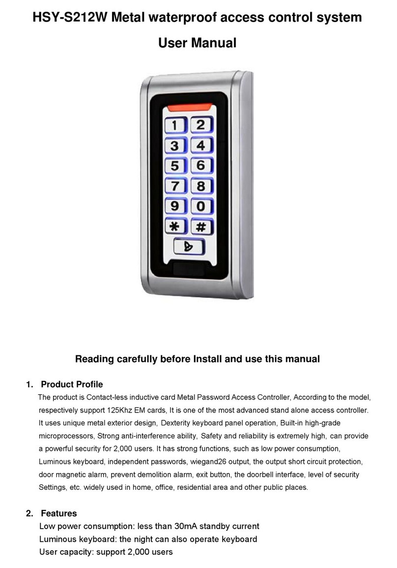 TG Electronics HSY-S212W user manual