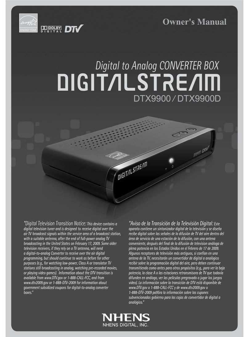 Digital Stream DTX9900 owner's manual