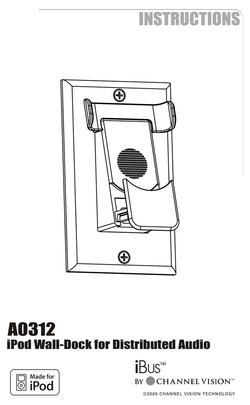 Channel Vision iBus A0312 instructions