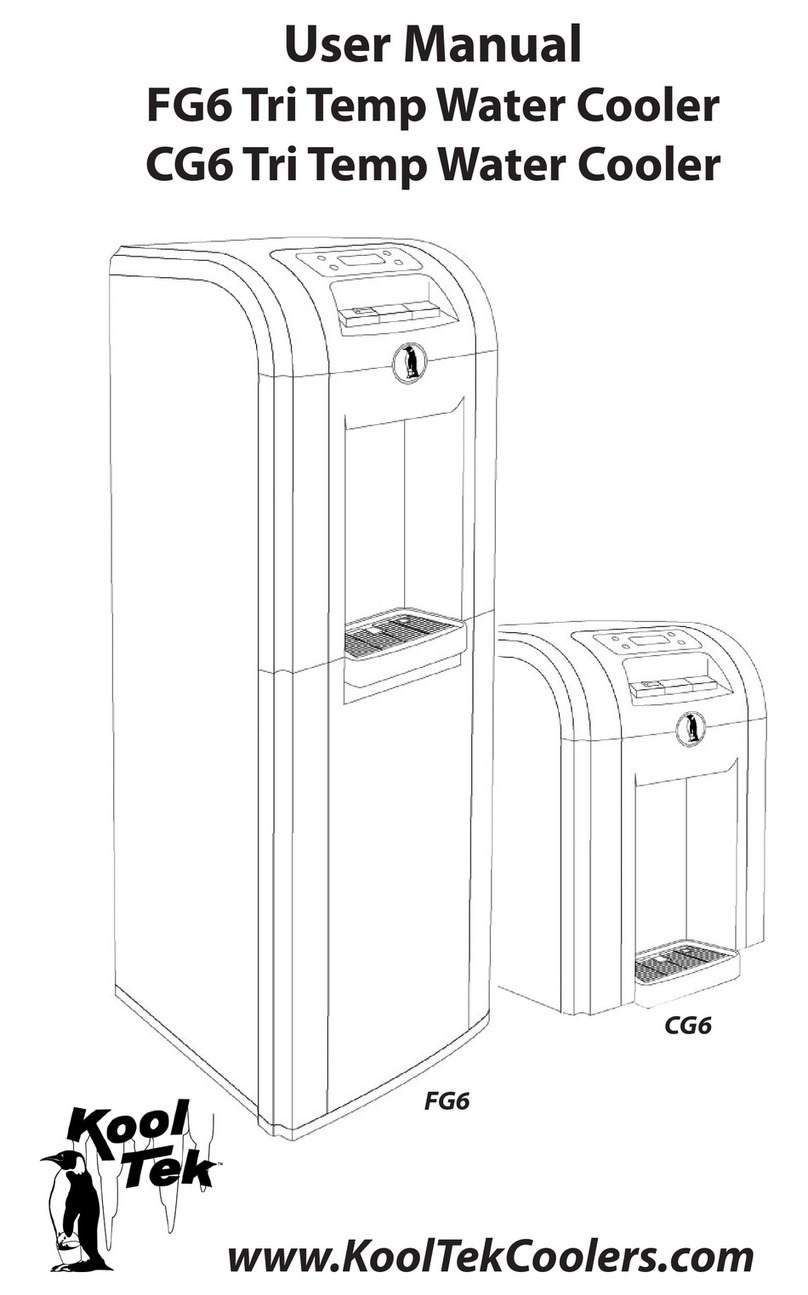 Kool Tek CG6 Tri Temp User manual