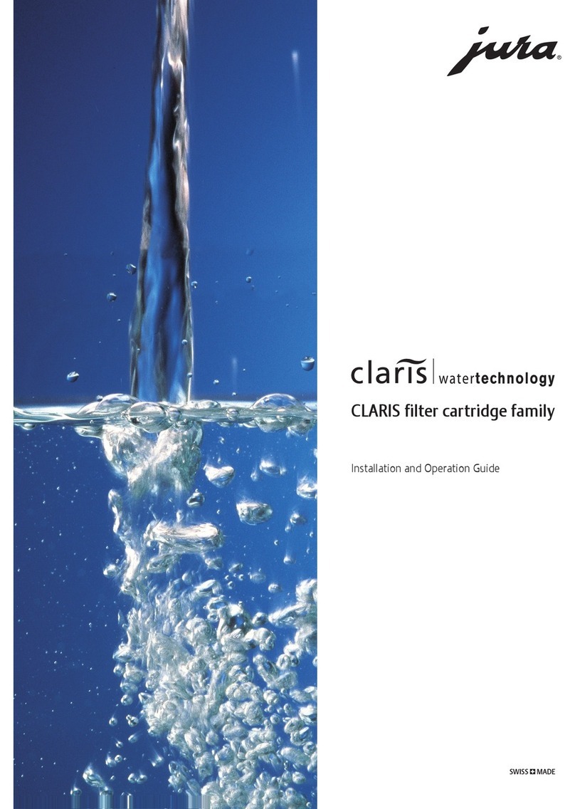 Jura Claris Installation and operation guide