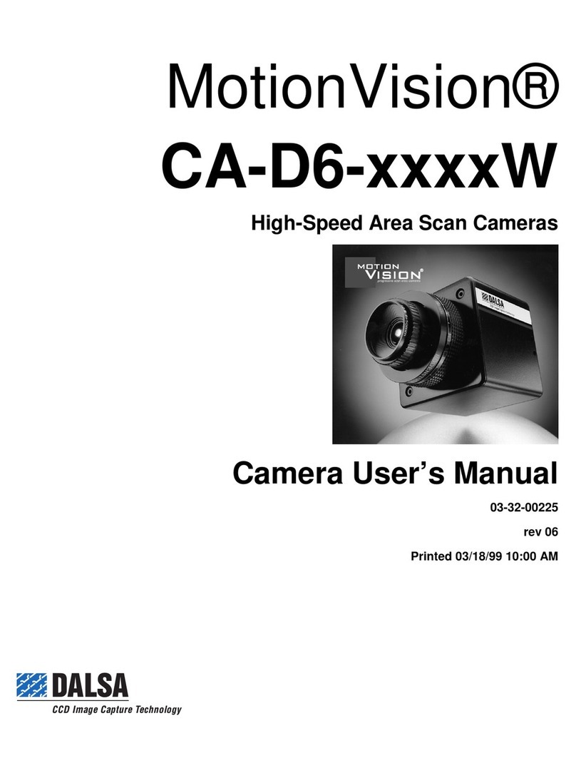 Dalsa MotionVision CA-D6-0256W-ECEW user manual