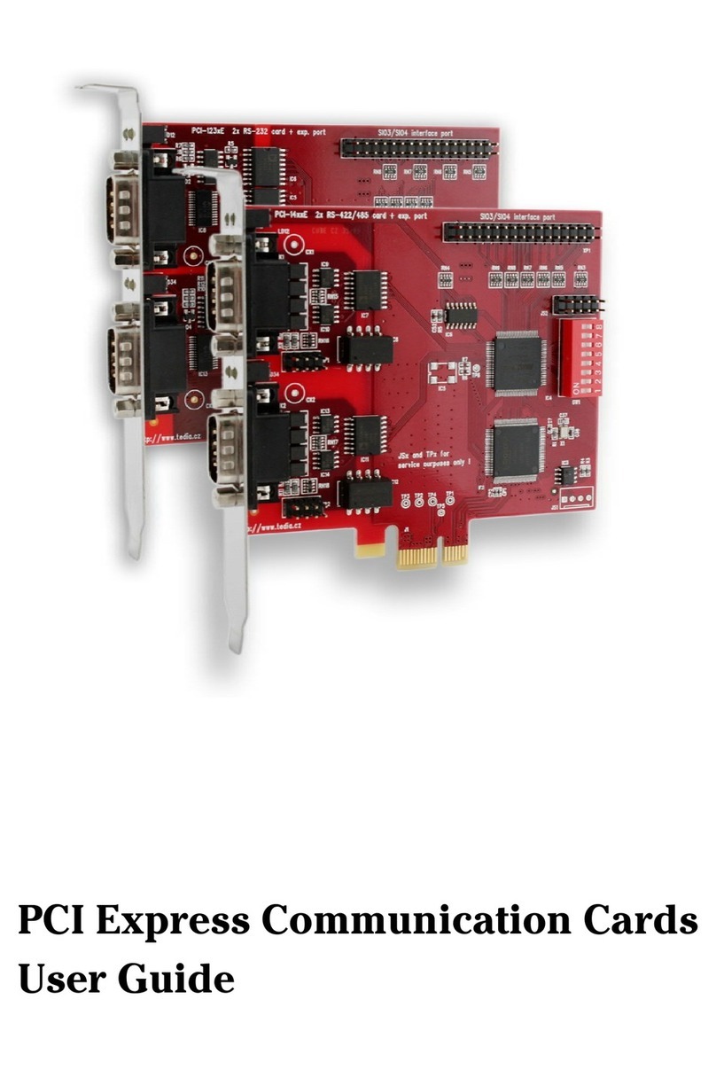TEDIA PCI-1482E user guide