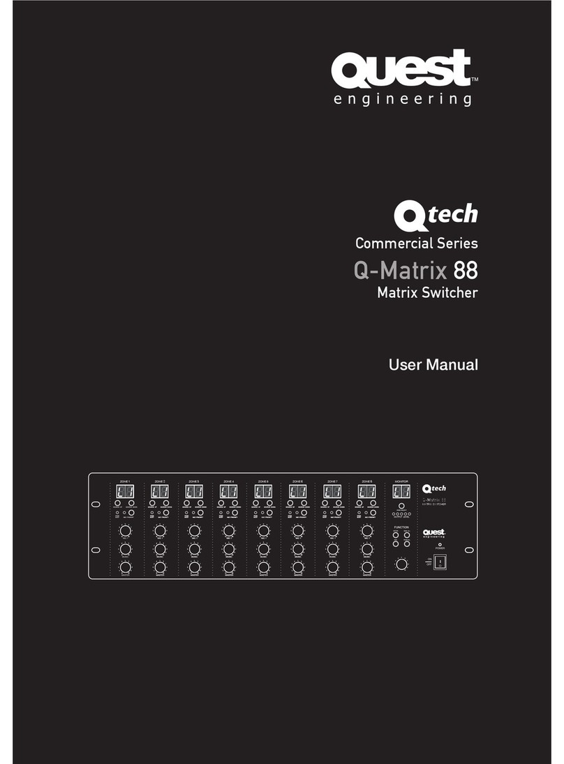 Quest Engineering Q-Matrix 88 user manual