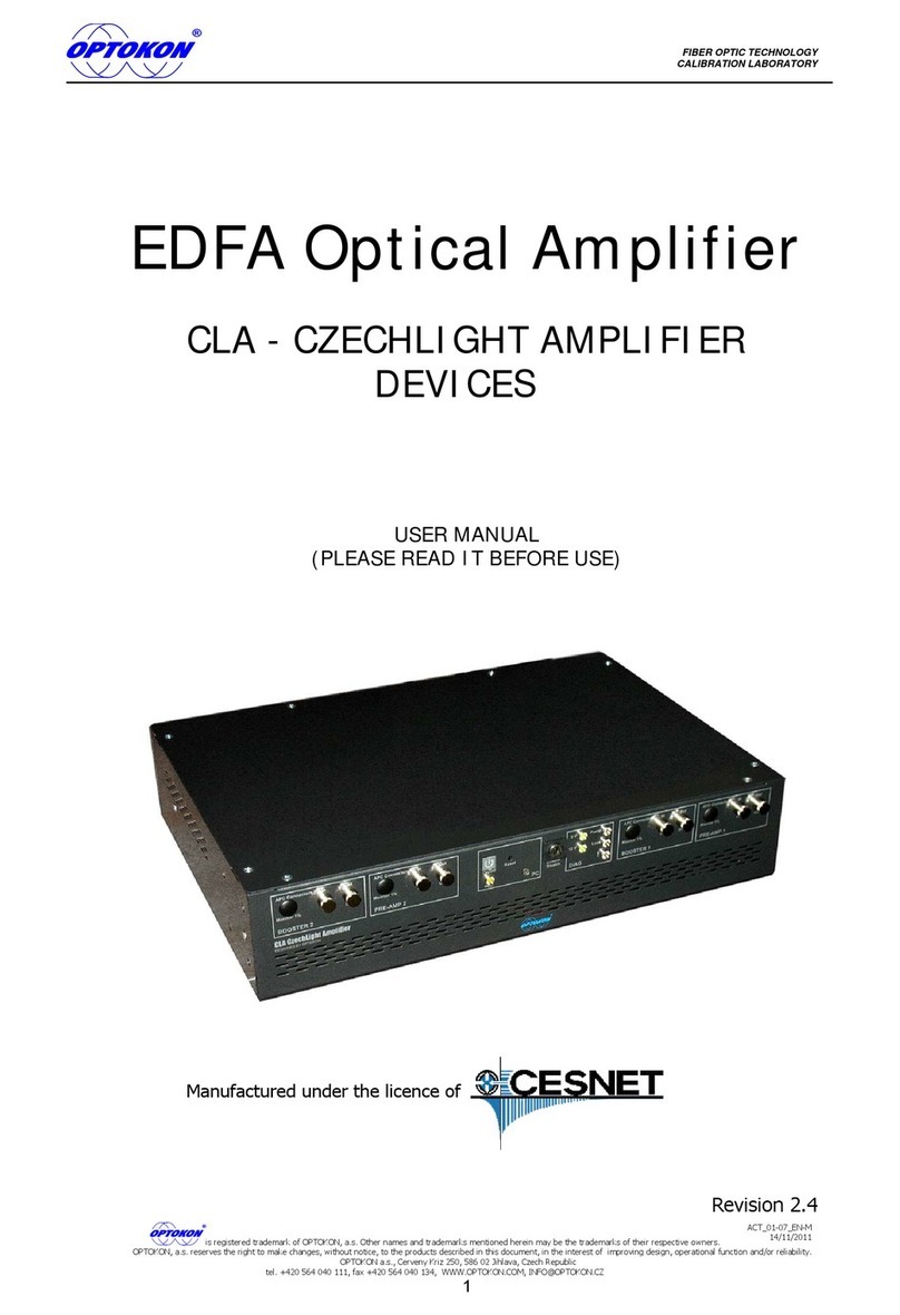 OPTOKON EDFA user manual