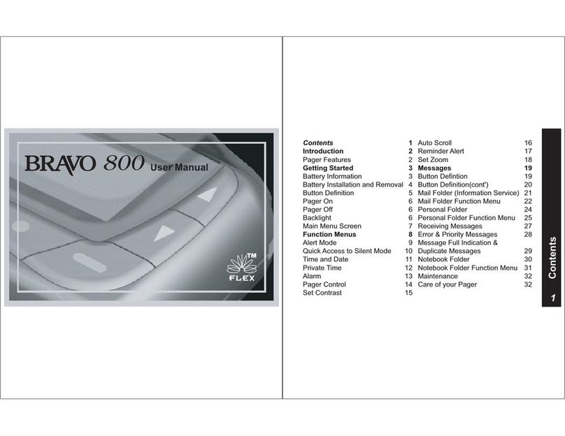 Daviscomms Bravo 800 user manual