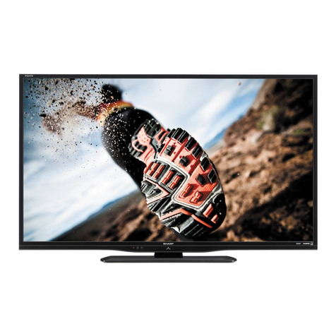 Sharp Aquos LC-40LE550U User manual