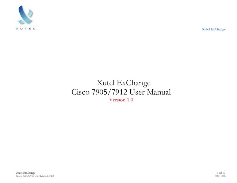 Cisco 7905 User manual