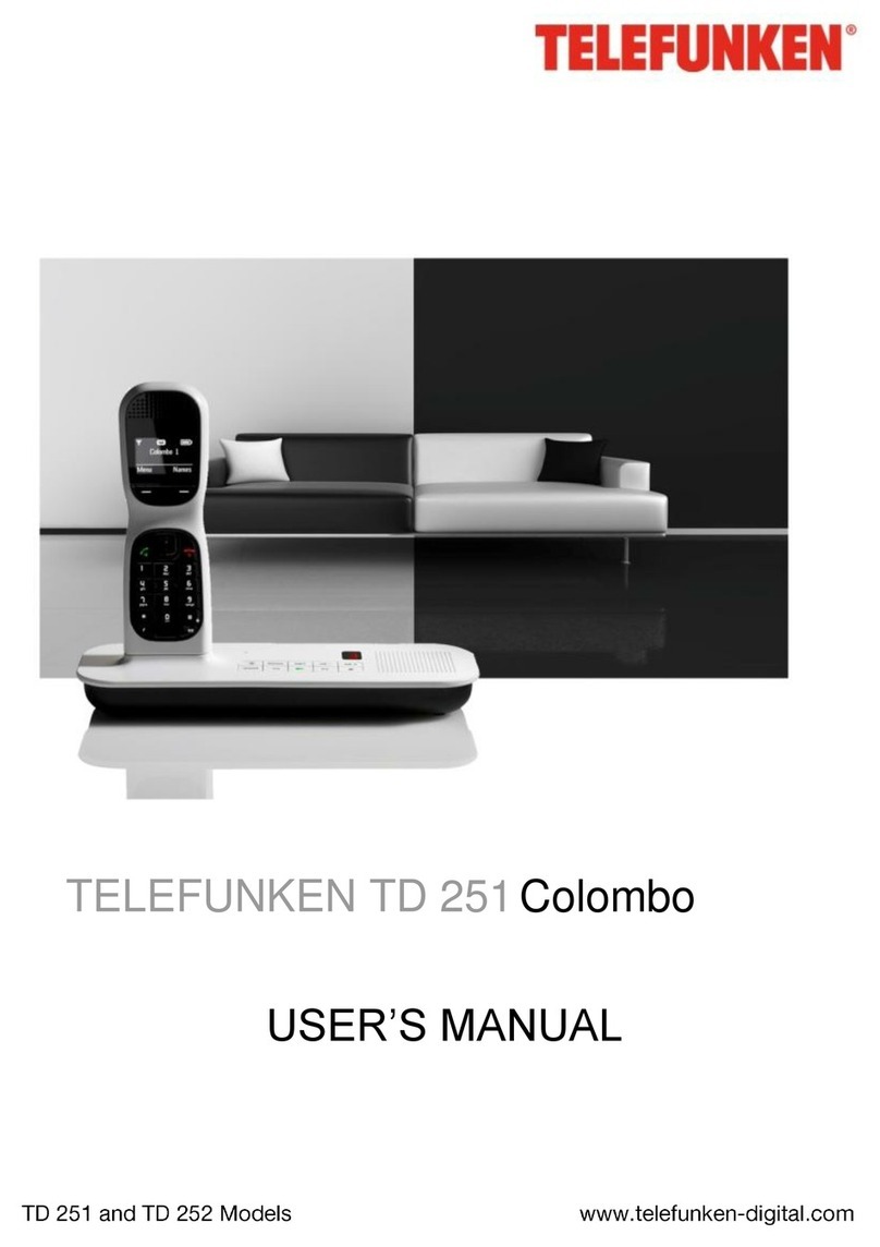 Telefunken TD 251 Combo user manual