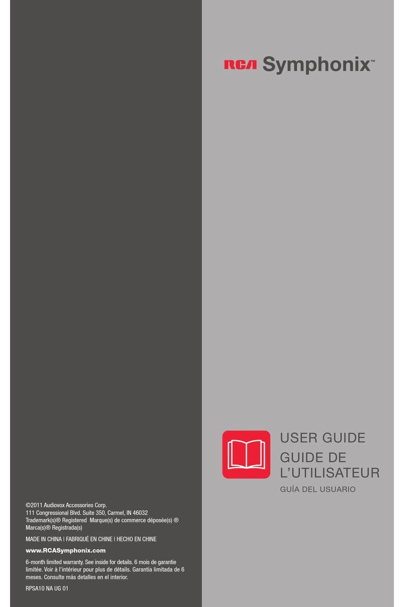 RCA Symphonix User manual