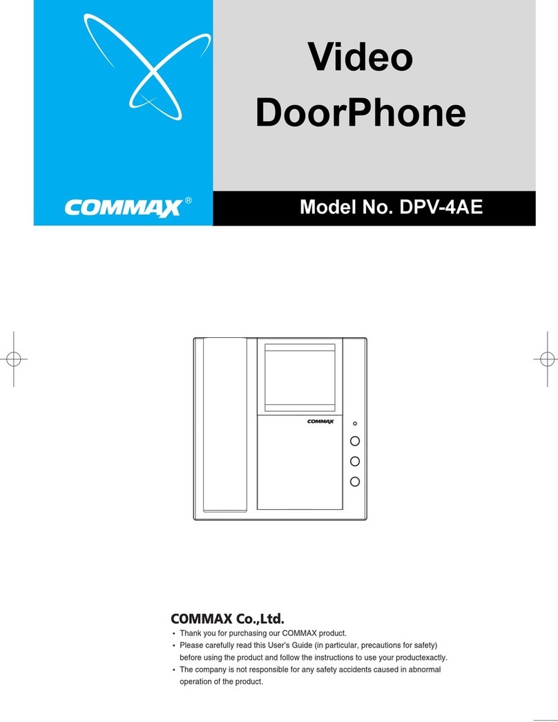 Commax DPV-4AE User manual