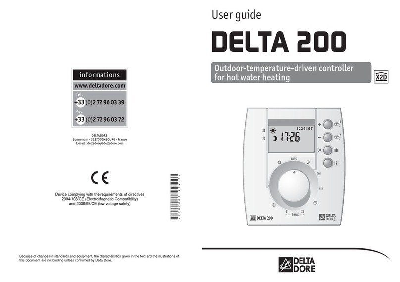 DELTA DORE DELTA 200 user guide