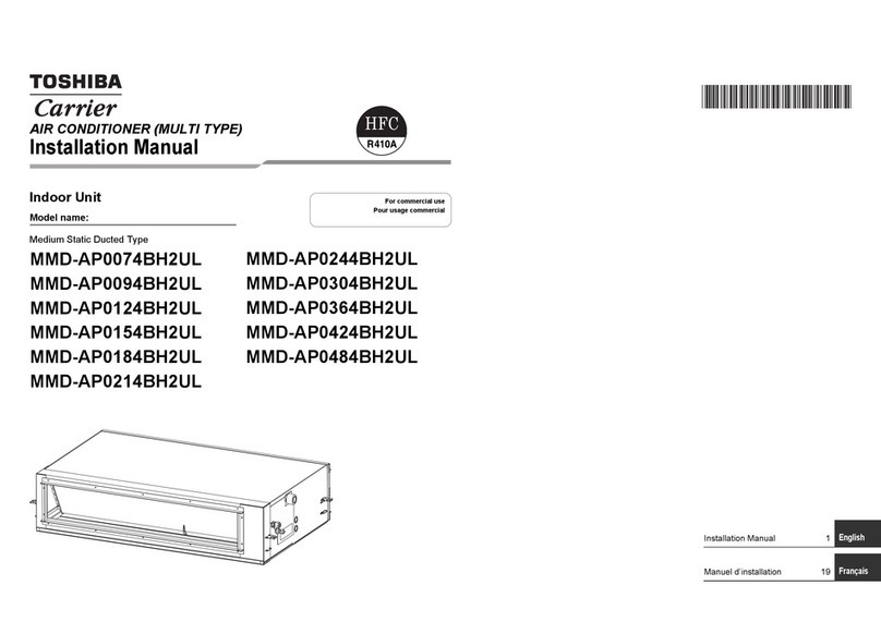 Toshiba MMD-AP0364BH2UL User manual