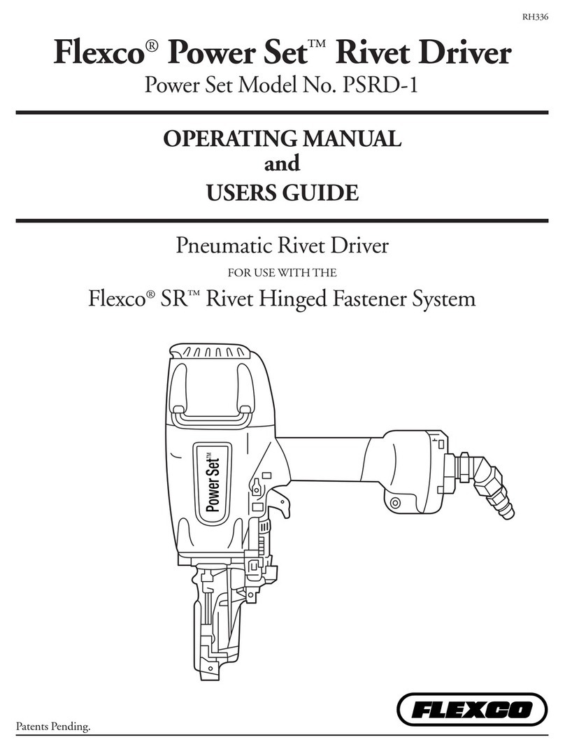 Flexco RH336 Operating manual and user guide