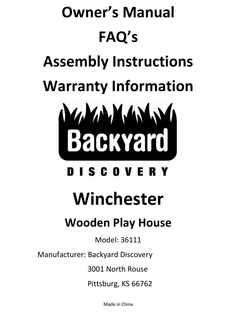 Backyard Discovery Winchester 36111 owner's manual Backyard Discovery Winchester 36111 owner's manual
