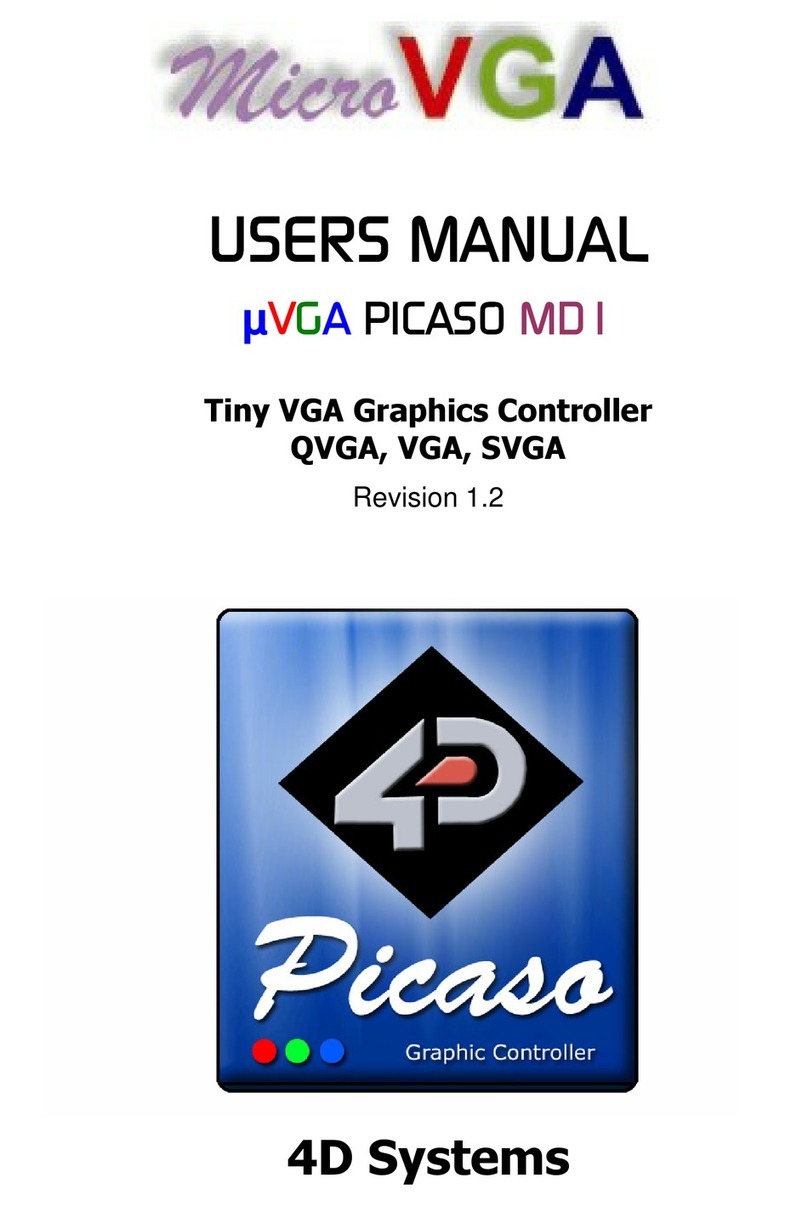 4D systems Picaso MD1 user manual