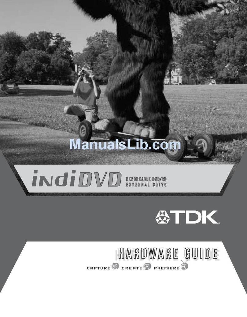 TDK indiDVD Hardware guide TDK indiDVD Hardware guide