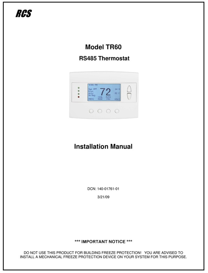 RCS TR60 User manual