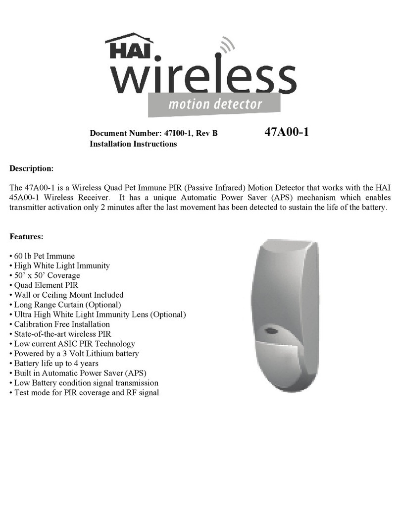 HAI 47A00-1 installation instructions