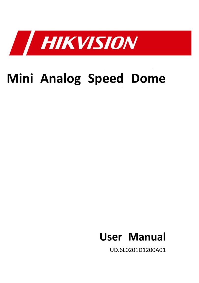 HIK VISION Mini Analog Speed Dome User manual