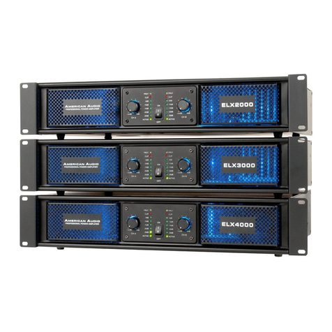 American Audio ELX Series User instructions