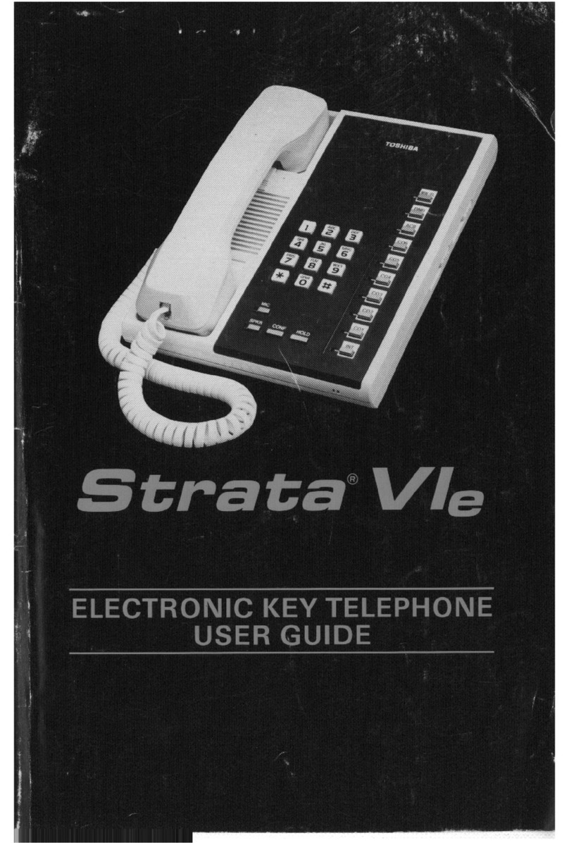 Toshiba Strata VIe User manual