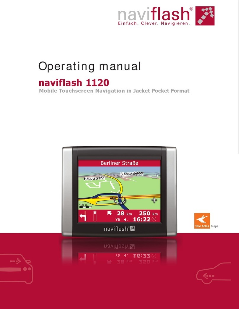 naviflash Naviflash 1120 operating manual