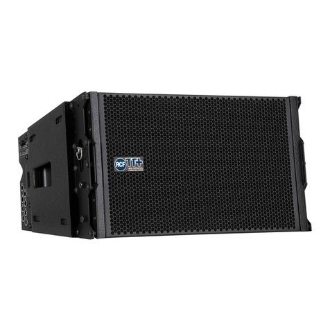 RCF TTL33-A User manual