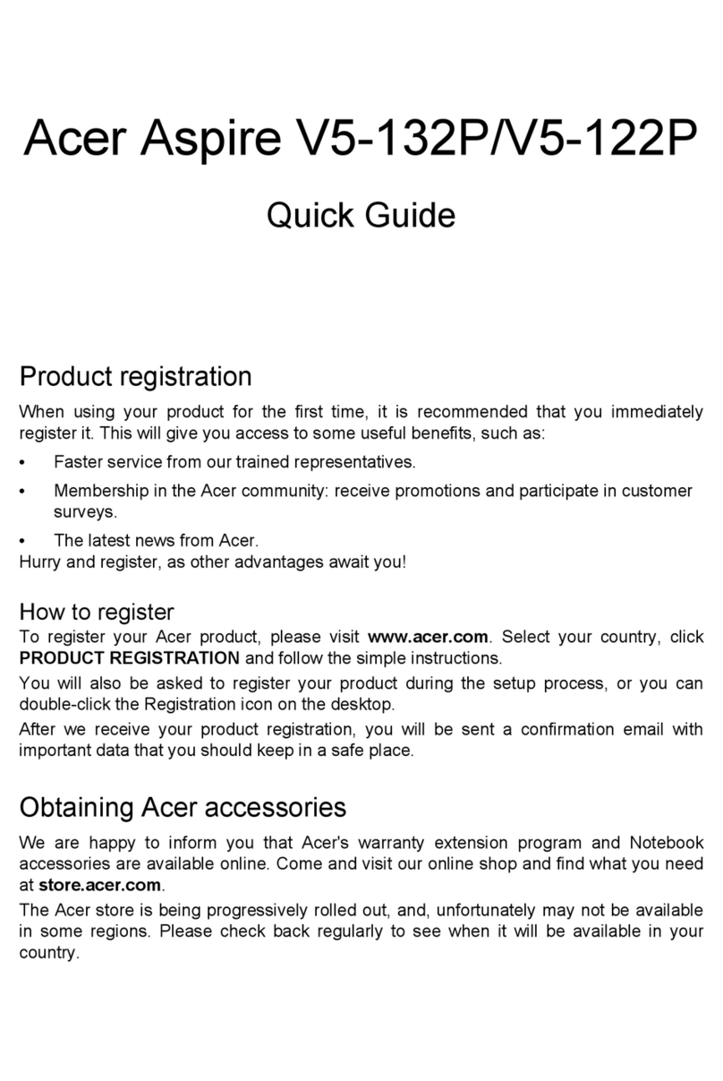 Acer Aspire V5-132P quick guide