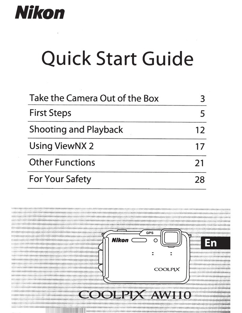Nikon COOLPIX AW1100 quick start guide