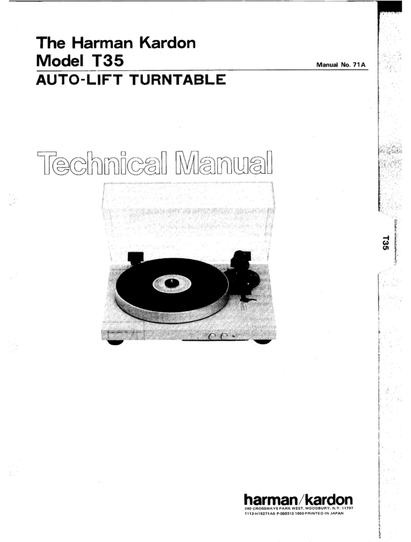 Harman Kardon T35 User manual