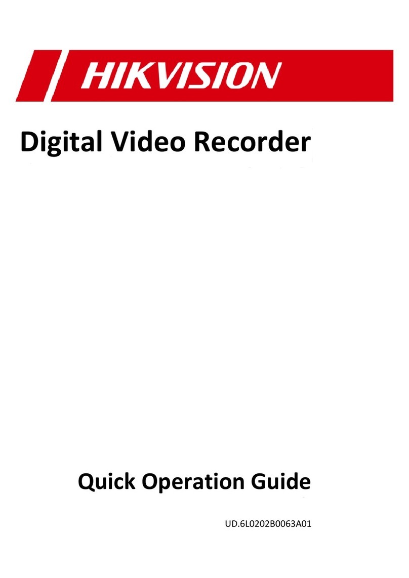 HIK VISION Digital Video Recorder Quick operation guide