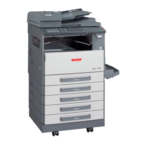 Develop ineo 163 User manual Develop ineo 163 User manual
