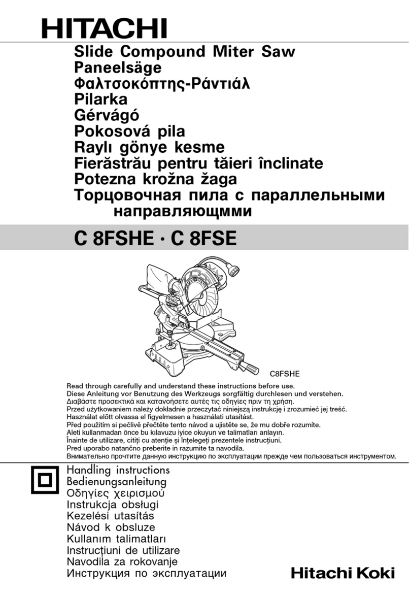 Hitachi C 8FSE User manual