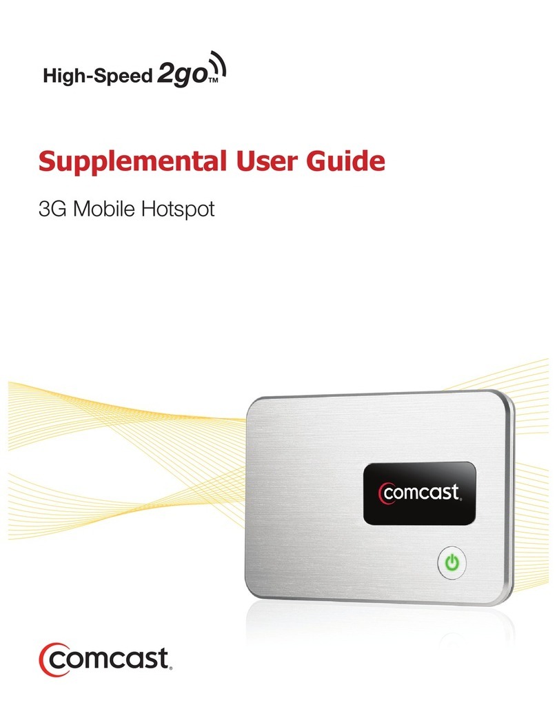 Comcast High-Speed 2go User manual