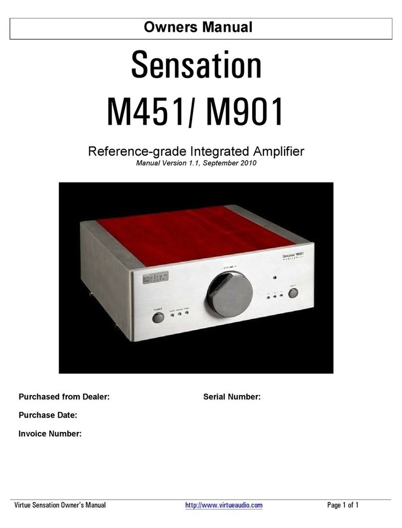 Virtue Sensation M451 User manual