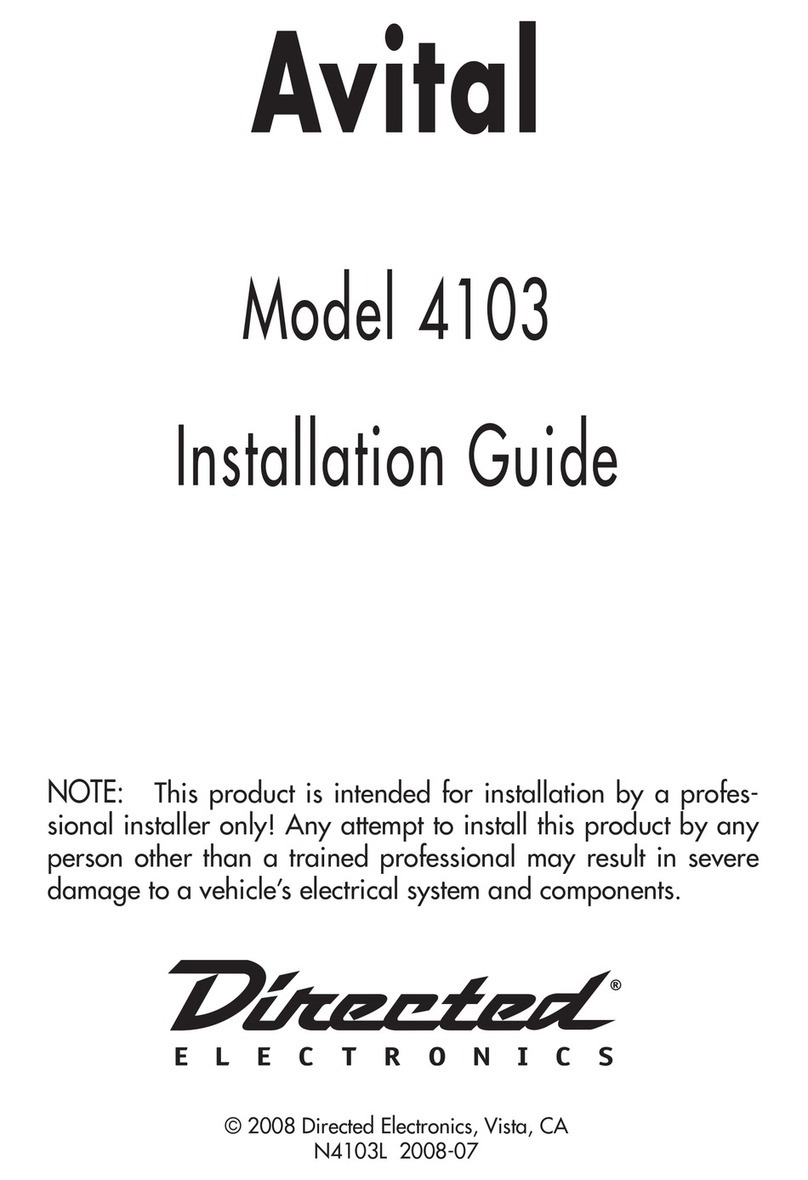 Avital 4103 installation guide