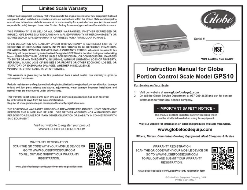 Globe GPS10 instruction manual