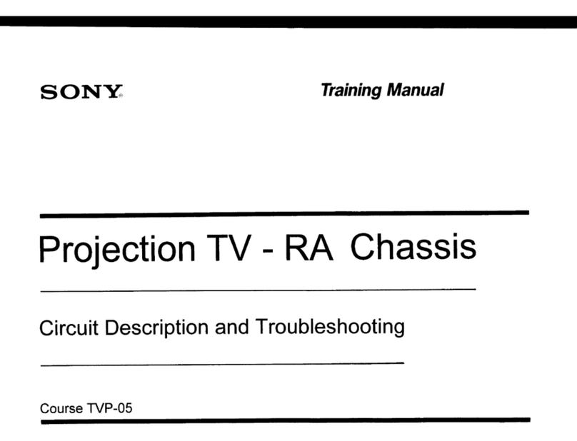 Sony KP-41T15 Operating Instructions/ Manual de... Installation guide