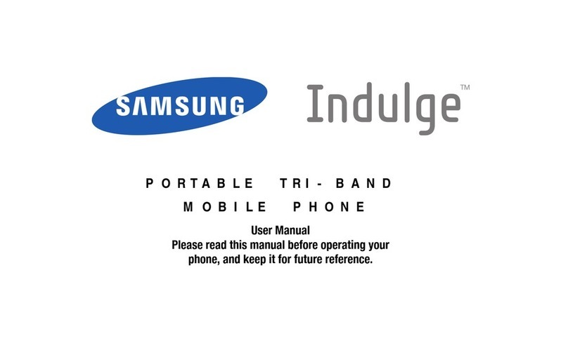 Samsung Indulge User manual