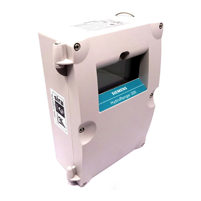 Siemens HydroRanger 200 User manual Siemens HydroRanger 200 User manual